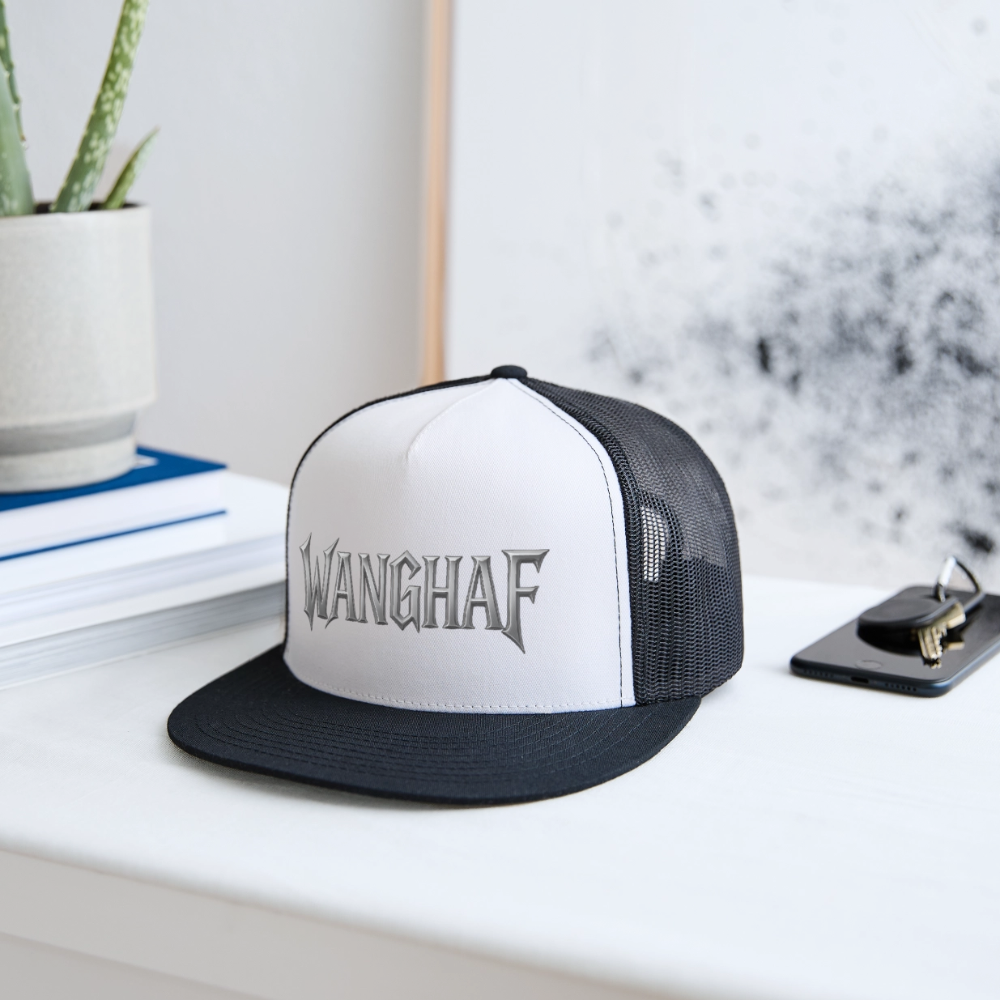 WANGHAF Trucker Hat - white/black