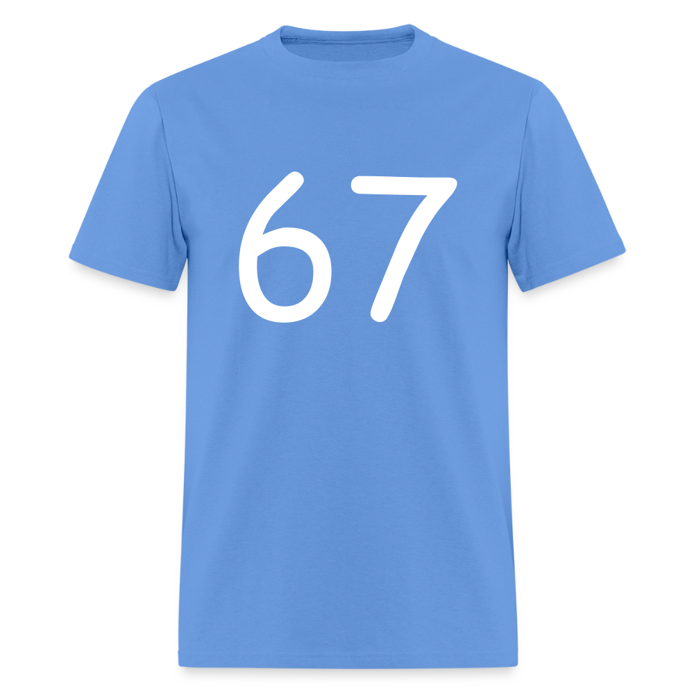 6 7 Shirt WOW - carolina blue