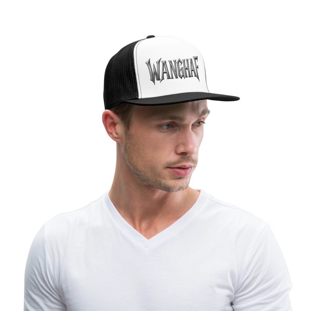 WANGHAF Trucker Hat - white/black