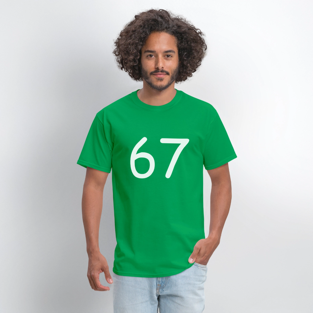 6 7 Shirt WOW - bright green