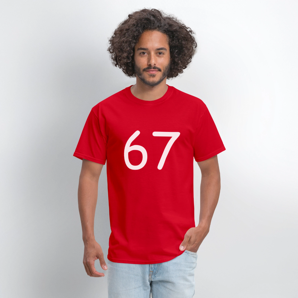 6 7 Shirt WOW - red